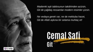 Read more about the article Bilinmeyen Şiirler: Cemal Safi – Git