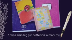 Read more about the article Yoksa Sizin Hiç Şiir Defteriniz Olmadı mı?