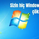 Sizin Hiç Windows’unuz Çöktü mü?